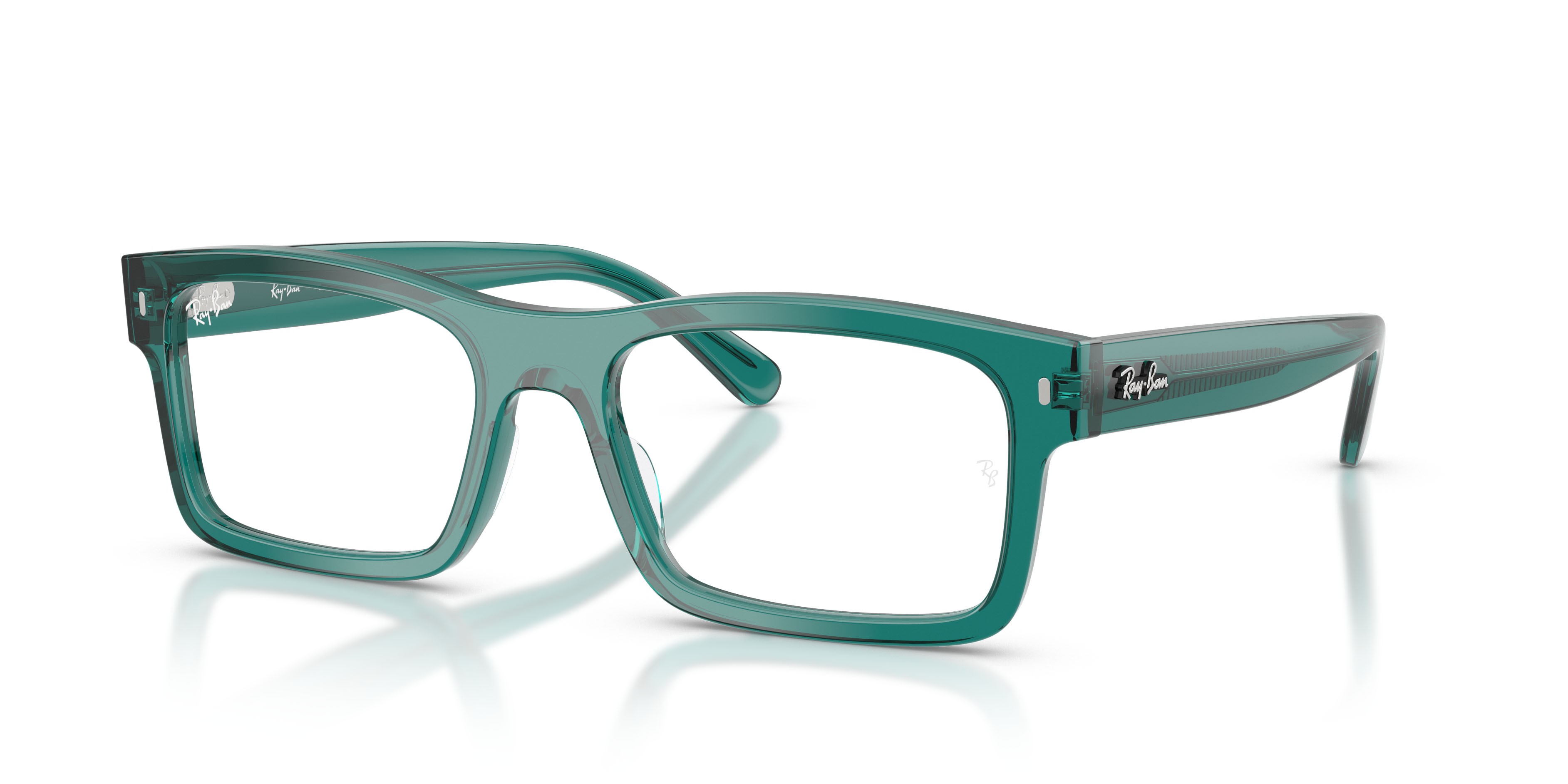 Eyeglasses Ray-Ban RX 5435 (8513) - RB 5435 8513 color transparent ottanio shape rectangle lenses trasparente
