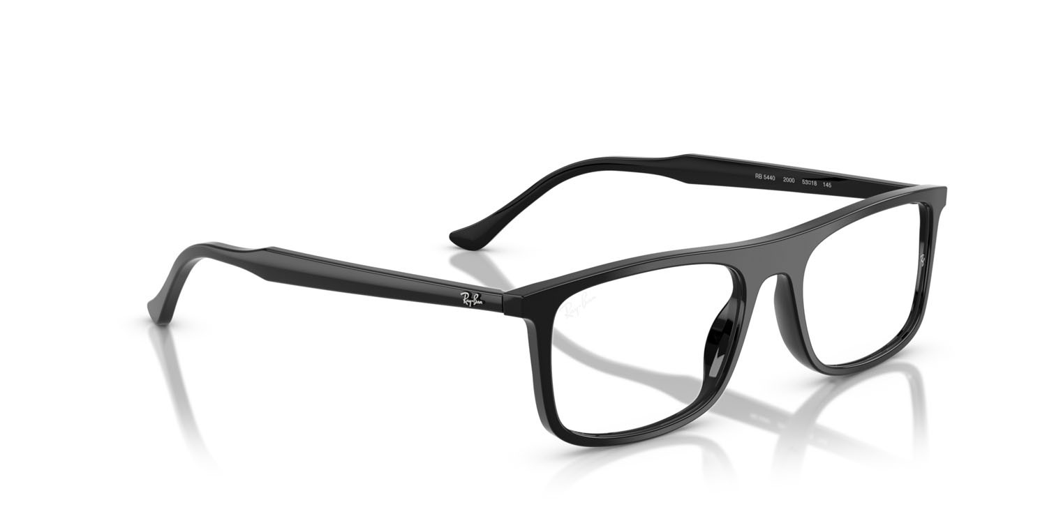 Occhiali da vista Ray-Ban RX 5440 (2000) - RB 5440 2000 colore nero forma rettangolare lenti trasparente