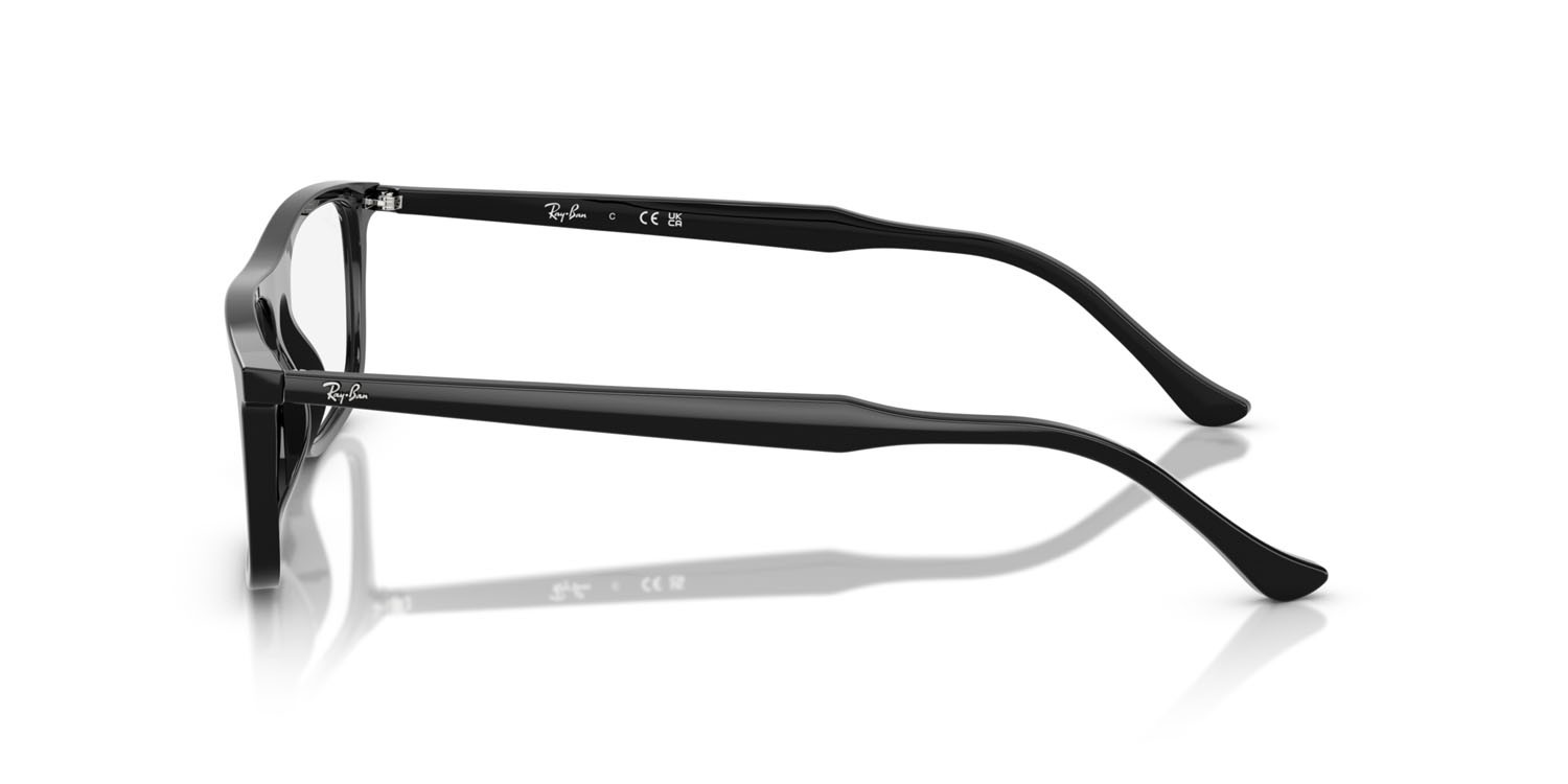 Occhiali da vista Ray-Ban RX 5440 (2000) - RB 5440 2000 colore nero forma rettangolare lenti trasparente