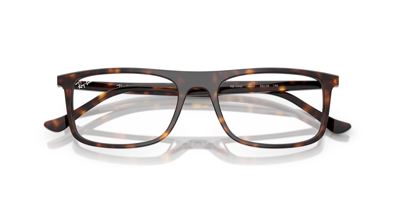 Occhiali da vista Ray-Ban RX 5440 (2012) - RB 5440 2012 colore havana forma rettangolare lenti trasparente