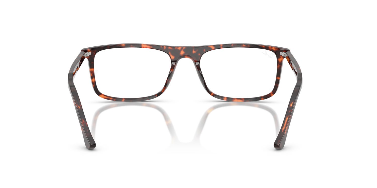 Eyeglasses Ray-Ban RX 5440 (8423) - RB 5440 8423 color rosso havana tartarugato shape rectangle lenses trasparente