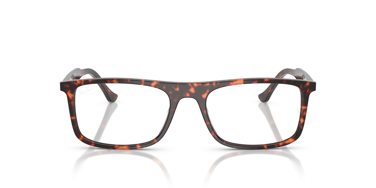 Eyeglasses Ray-Ban RX 5440 (8423) - RB 5440 8423 color rosso havana tartarugato shape rectangle lenses trasparente