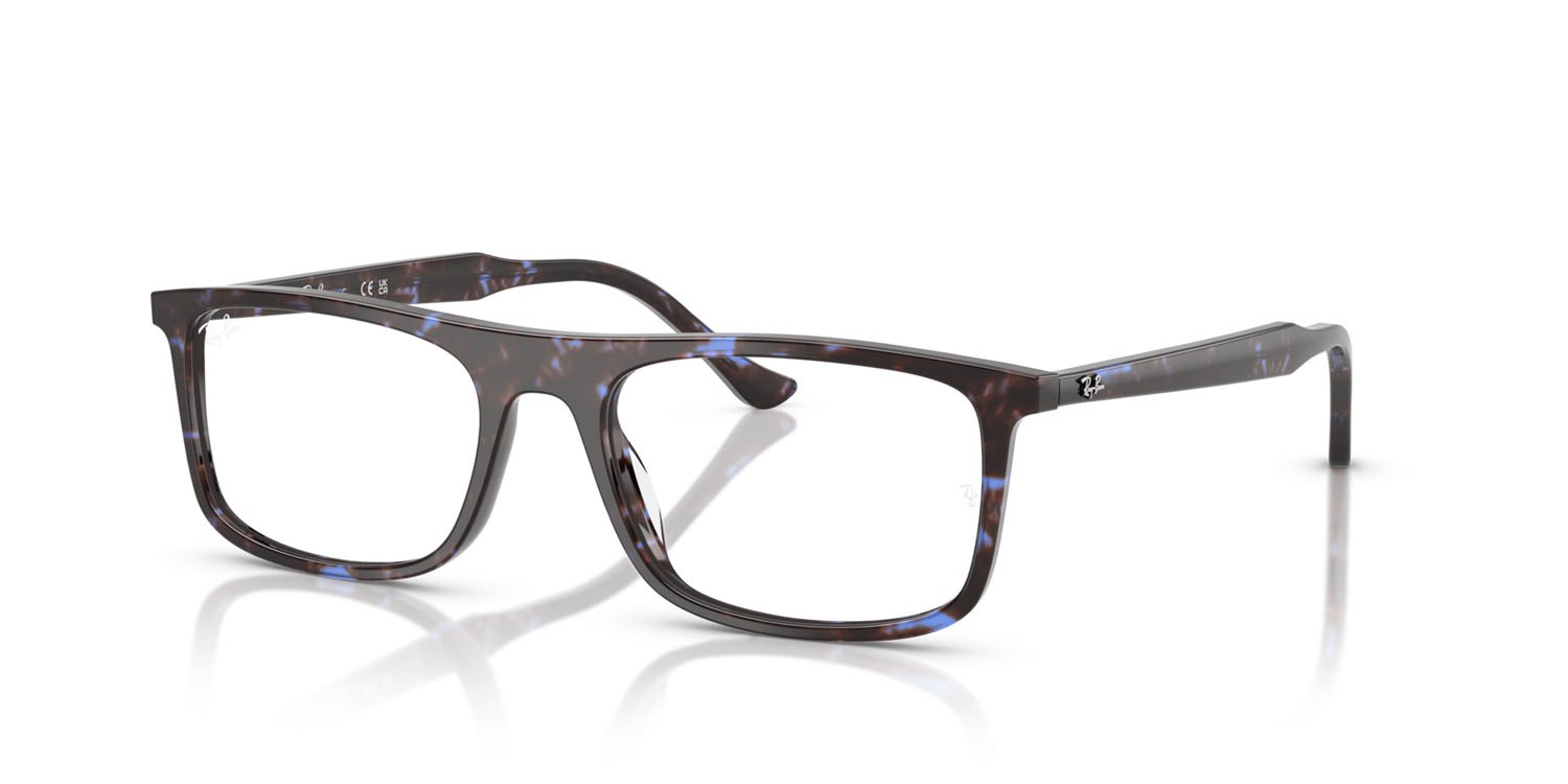 Occhiali da vista Ray-Ban RX 5440 (8424) - RB 5440 8424 colore havana blu tartarugato forma rettangolare lenti trasparente