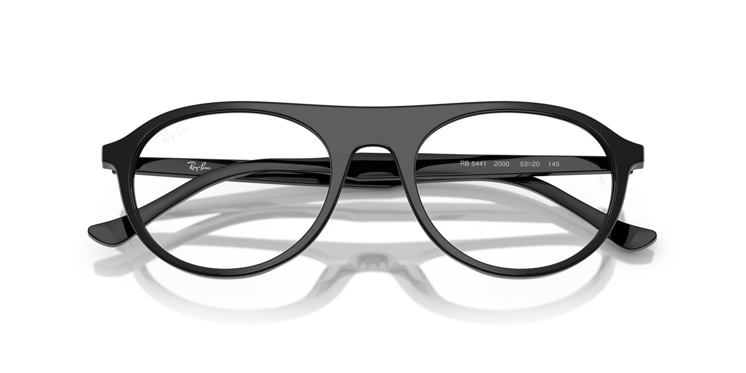 Occhiali da vista Ray-Ban RX 5441 (2000) - RB 5441 2000 colore nero forma quadrato lenti trasparente