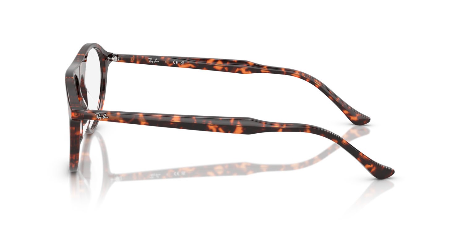 Occhiali da vista Ray-Ban RX 5441 (8423) - RB 5441 8423 colore rosso havana tartarugato forma quadrato lenti trasparente