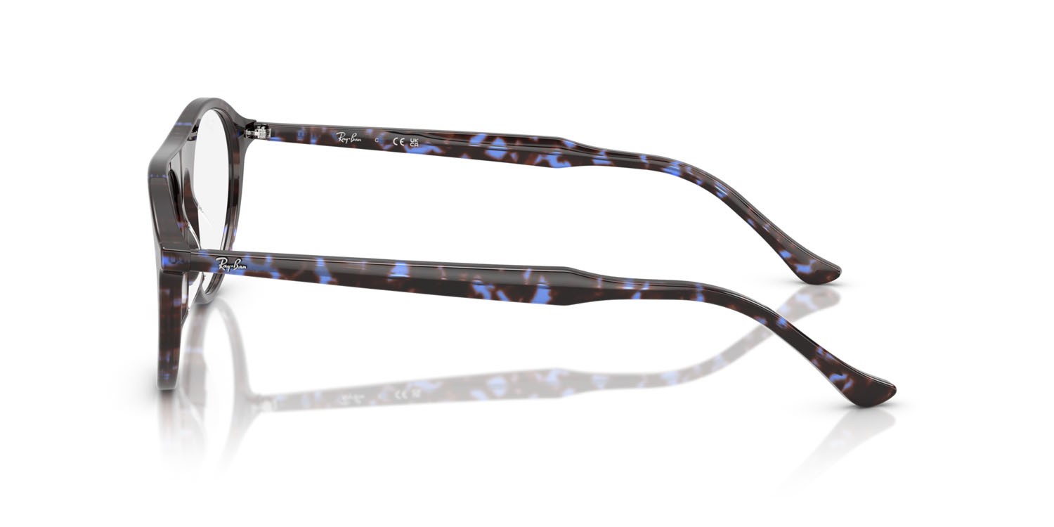 Occhiali da vista Ray-Ban RX 5441 (8424) - RB 5441 8424 colore havana blu tartarugato forma quadrato lenti trasparente