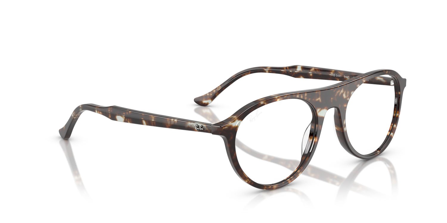 Occhiali da vista Ray-Ban RX 5441 (8425) - RB 5441 8425 colore giallo havana tartarugato forma quadrato lenti trasparente