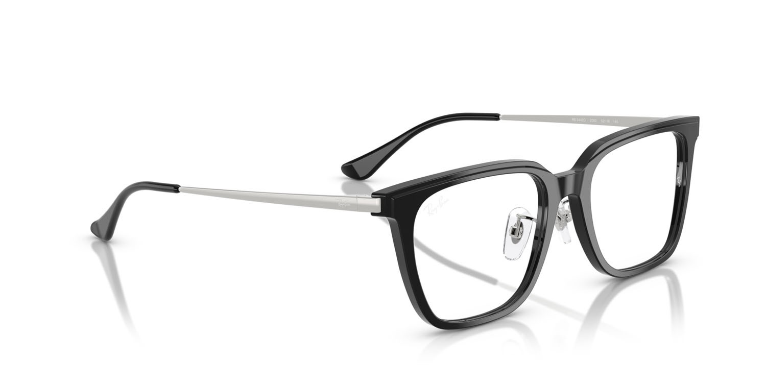 Occhiali da vista Ray-Ban RX 5442D (2000) - RB 5442D 2000 colore nero forma quadrato lenti trasparente