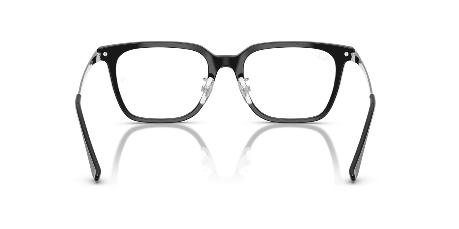 Occhiali da vista Ray-Ban RX 5442D (2000) - RB 5442D 2000 colore nero forma quadrato lenti trasparente
