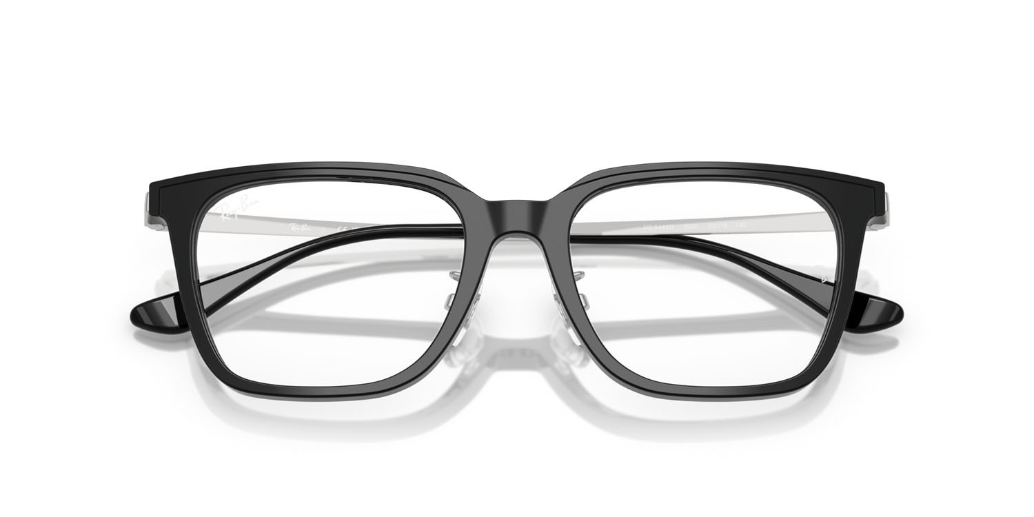 Occhiali da vista Ray-Ban RX 5442D (2000) - RB 5442D 2000 colore nero forma quadrato lenti trasparente