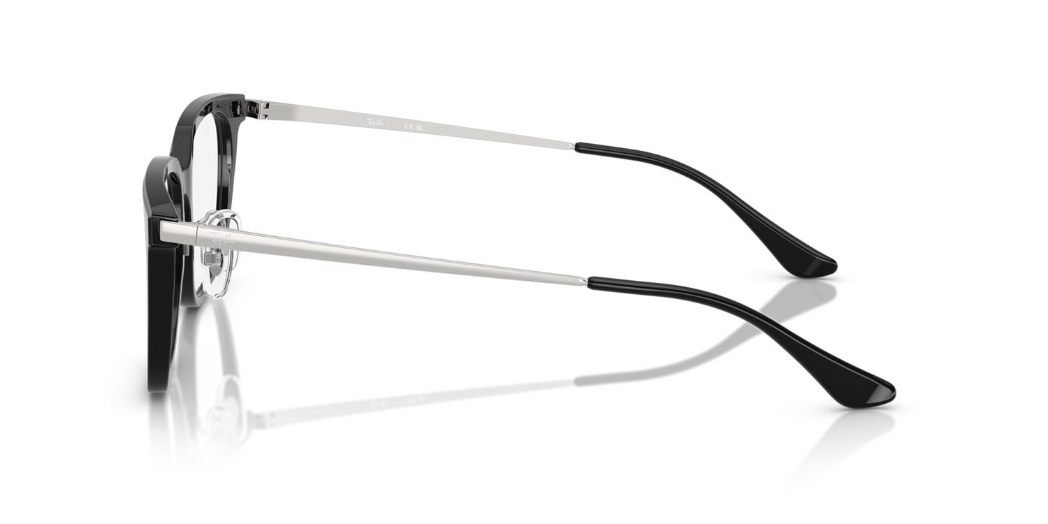 Occhiali da vista Ray-Ban RX 5442D (2000) - RB 5442D 2000 colore nero forma quadrato lenti trasparente