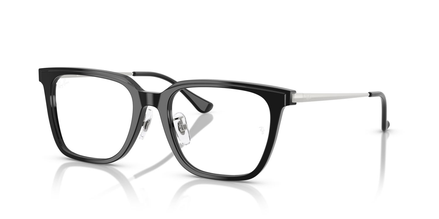Occhiali da vista Ray-Ban RX 5442D (2000) - RB 5442D 2000 colore nero forma quadrato lenti trasparente