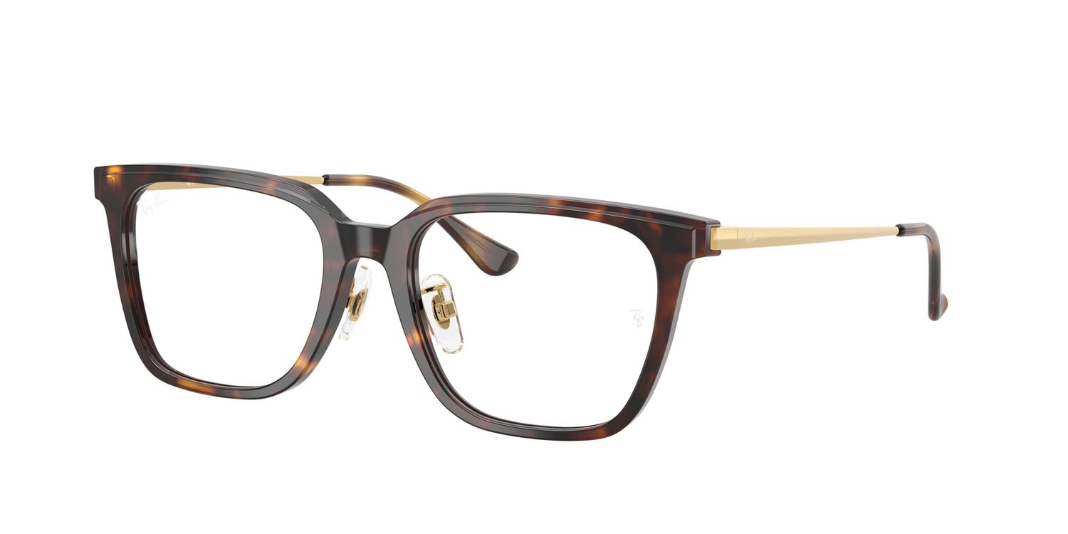 Occhiali da vista Ray-Ban RX 5442D (2012) - RB 5442D 2012 colore havana forma quadrato lenti trasparente