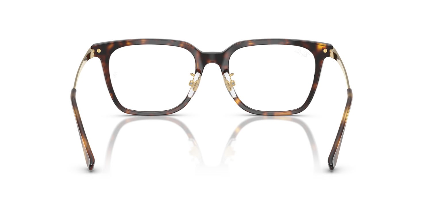 Occhiali da vista Ray-Ban RX 5442D (2012) - RB 5442D 2012 colore havana forma quadrato lenti trasparente