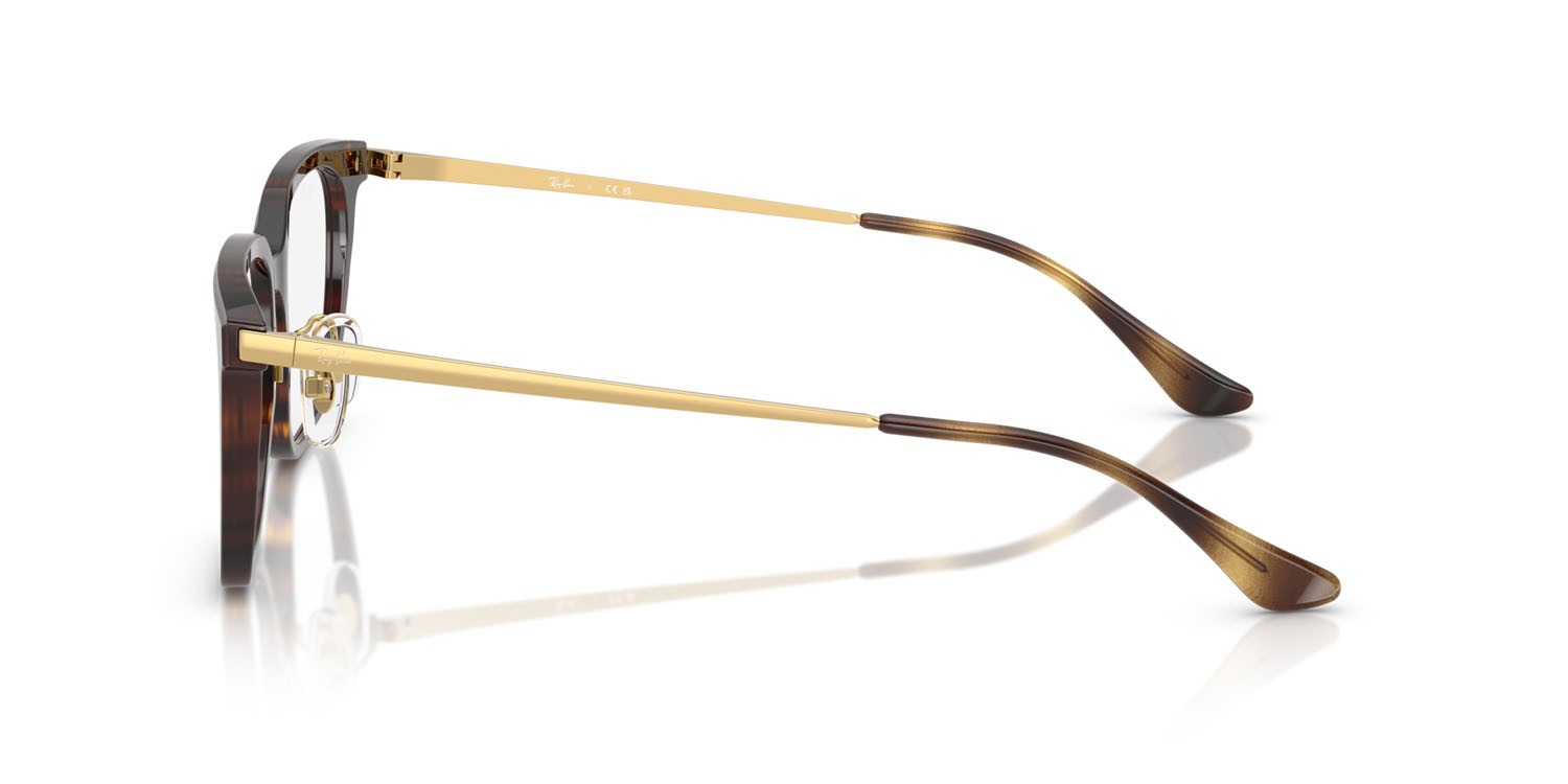 Occhiali da vista Ray-Ban RX 5442D (2012) - RB 5442D 2012 colore havana forma quadrato lenti trasparente