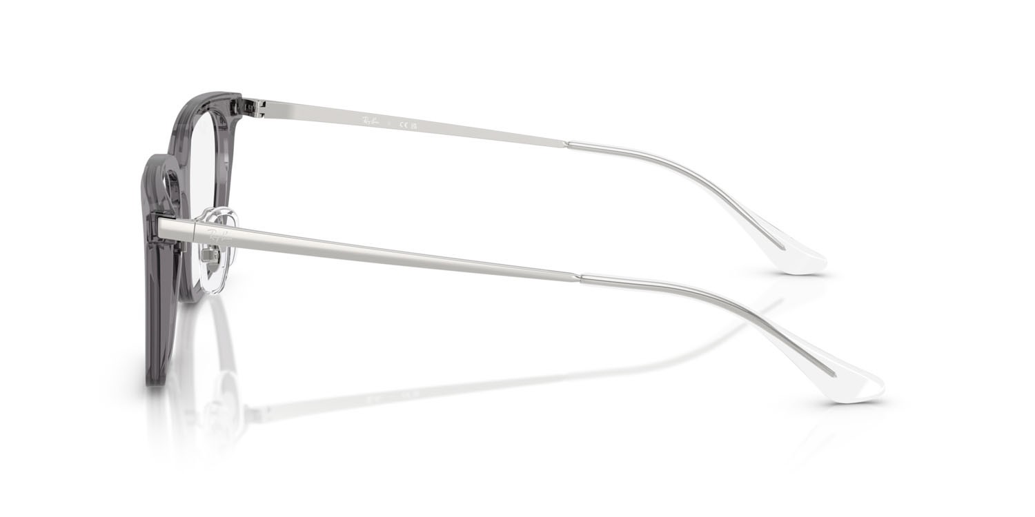 Occhiali da vista Ray-Ban RX 5442D (8268) - RB 5442D 8268 colore grigio trasparente forma quadrato lenti trasparente