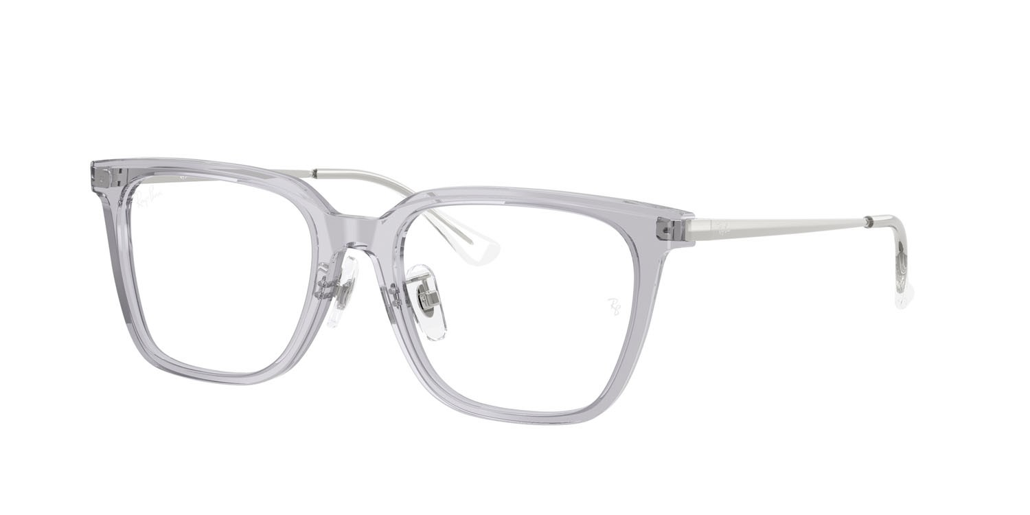 Occhiali da vista Ray-Ban RX 5442D (8415) - RB 5442D 8415 colore grigio chiaro forma quadrato lenti trasparente