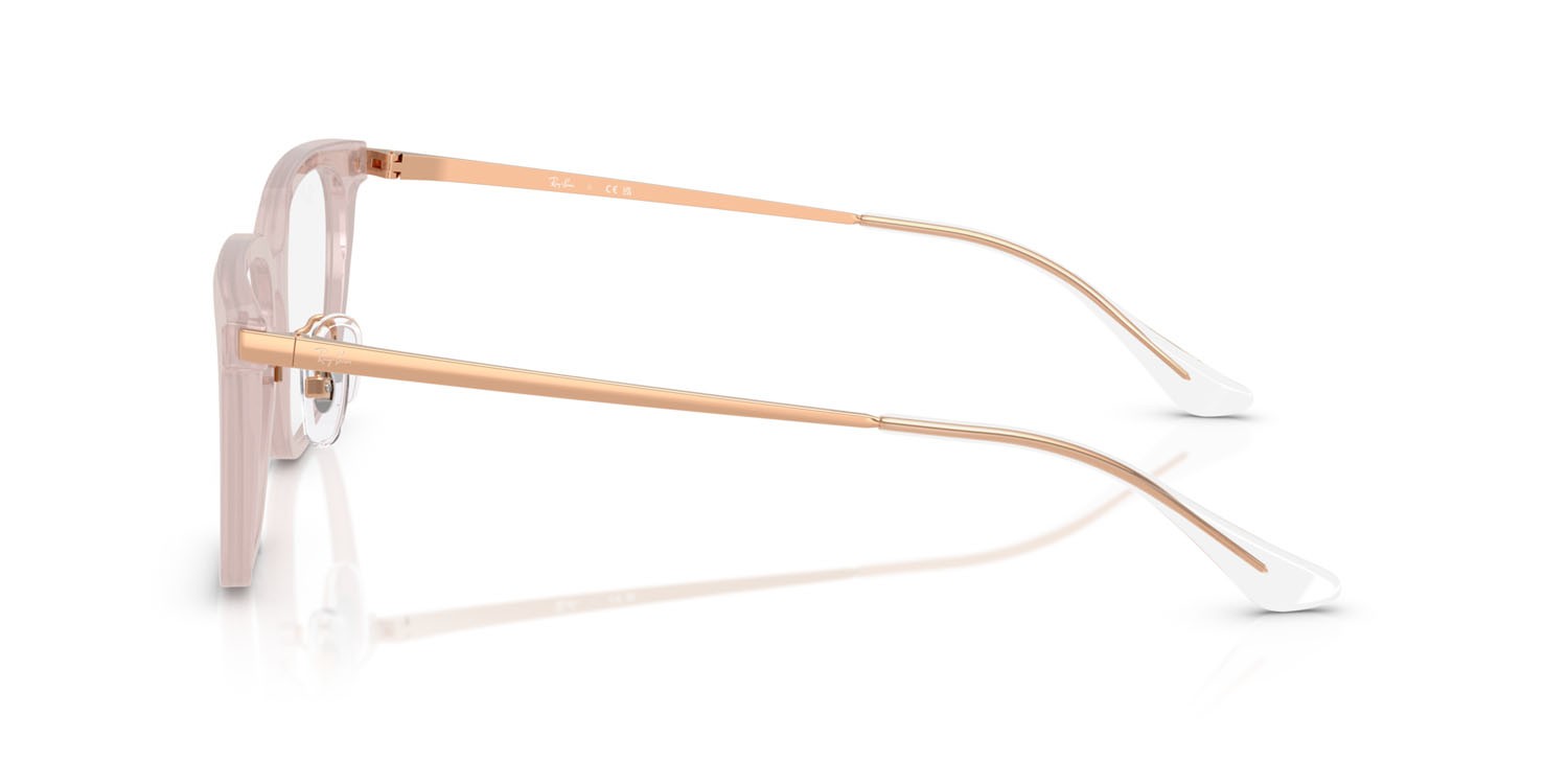 Eyeglasses Ray-Ban RX 5442D (8438) - RB 5442D 8438 color marrone chiaro shape square lenses trasparente