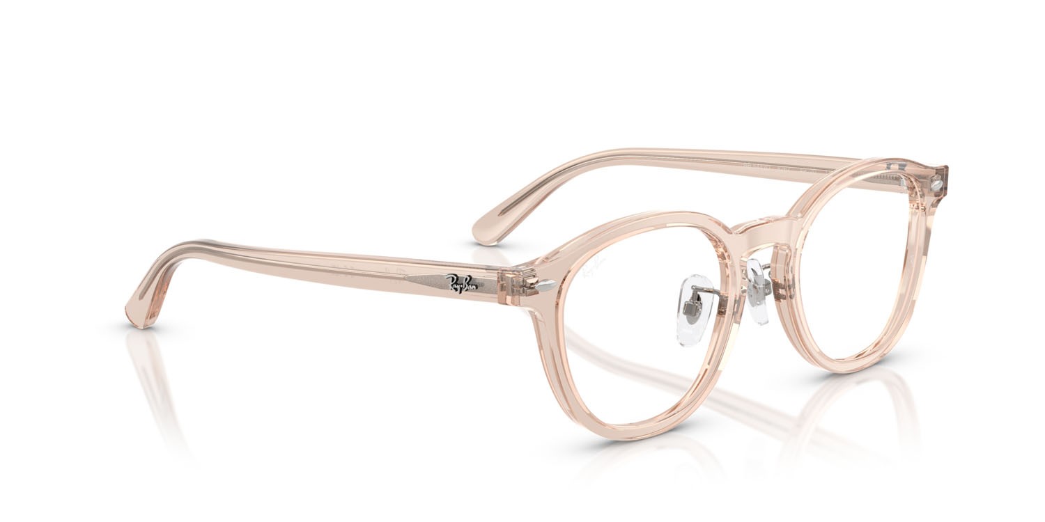 Eyeglasses Ray-Ban RX 5443D (8267) - RB 5443D 8267 color marrone chiaro trasparente shape square lenses trasparente