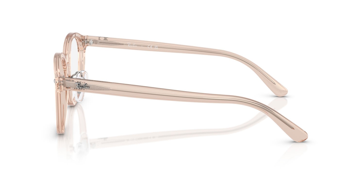 Eyeglasses Ray-Ban RX 5443D (8267) - RB 5443D 8267 color marrone chiaro trasparente shape square lenses trasparente
