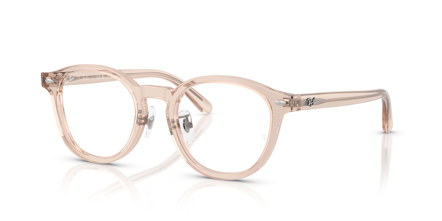 Eyeglasses Ray-Ban RX 5443D (8267) - RB 5443D 8267 color marrone chiaro trasparente shape square lenses trasparente