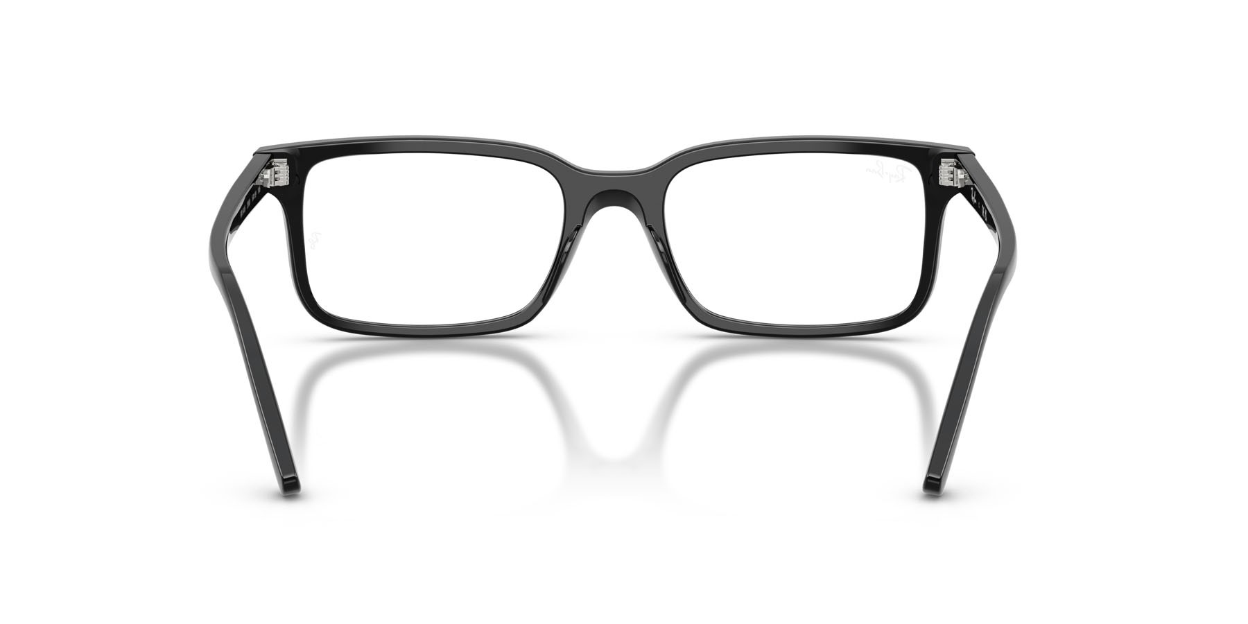 Occhiali da vista Ray-Ban RX 5445 (2000) - RB 5445 2000 colore nero forma quadrato lenti trasparente