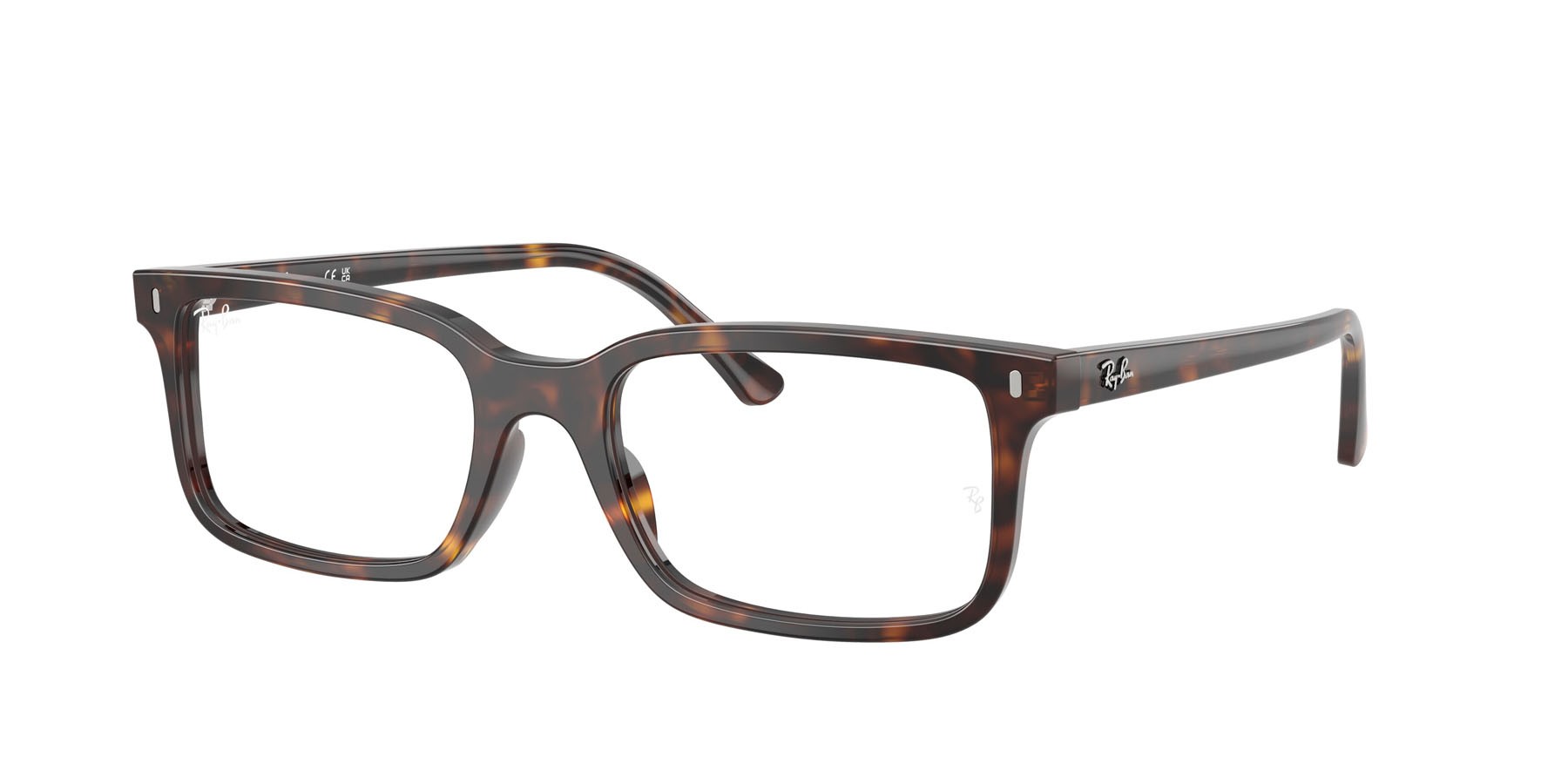 Occhiali da vista Ray-Ban RX 5445 (2012) - RB 5445 2012 colore havana forma quadrato lenti trasparente