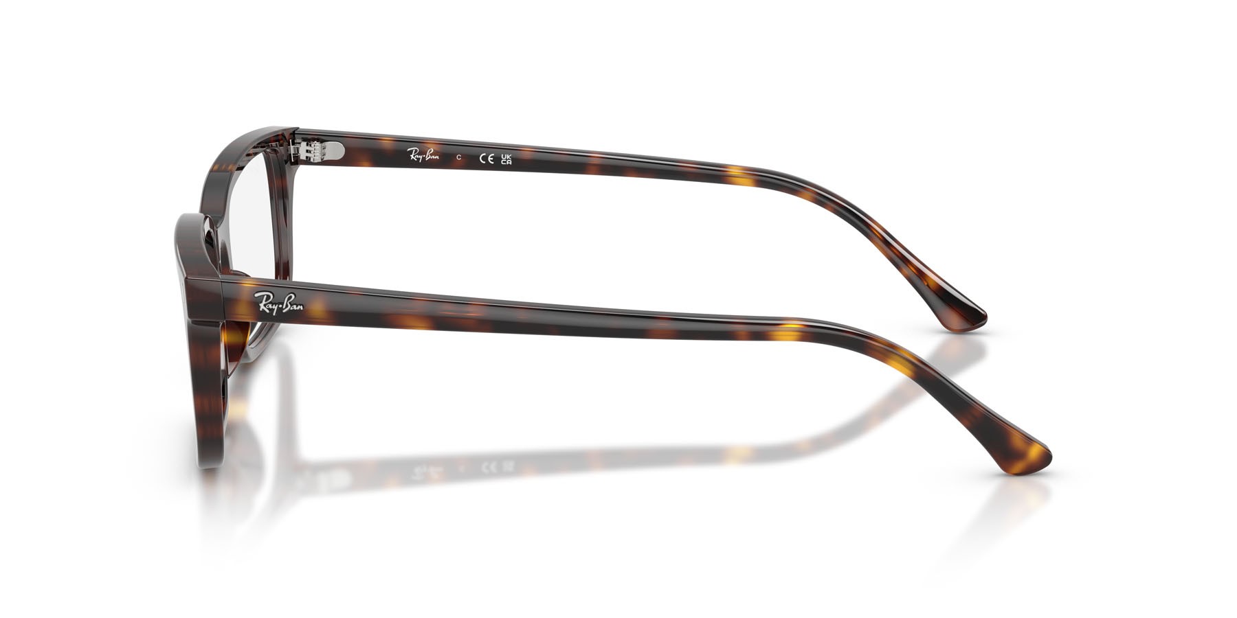 Occhiali da vista Ray-Ban RX 5445 (2012) - RB 5445 2012 colore havana forma quadrato lenti trasparente