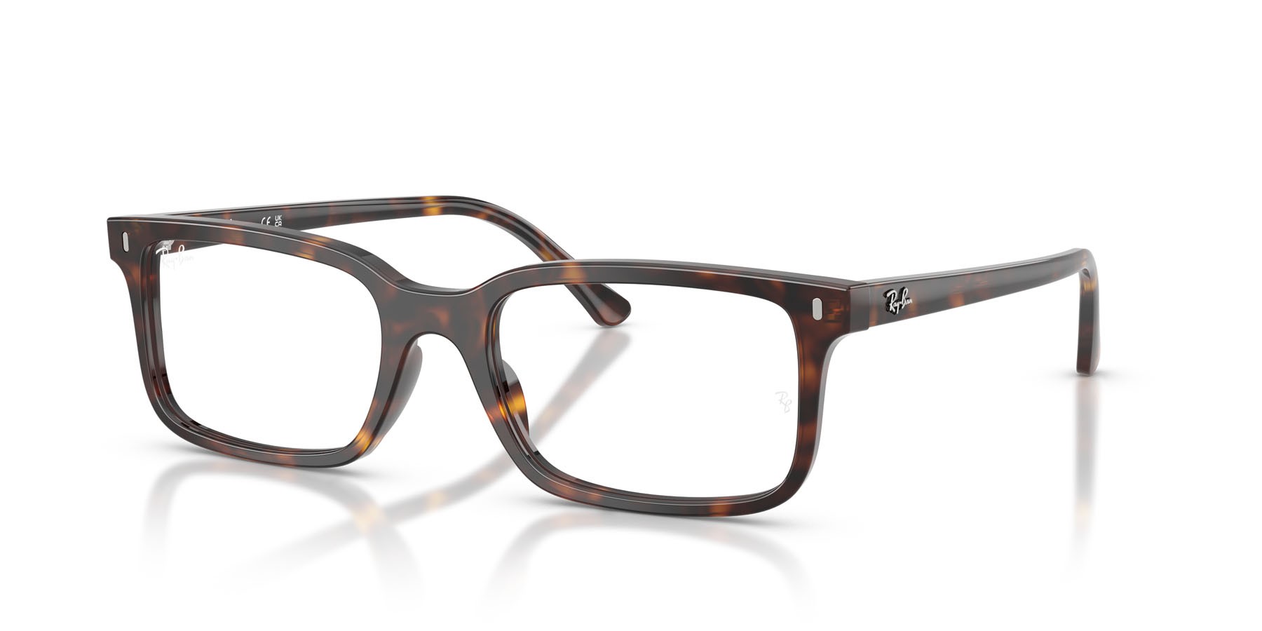 Occhiali da vista Ray-Ban RX 5445 (2012) - RB 5445 2012 colore havana forma quadrato lenti trasparente