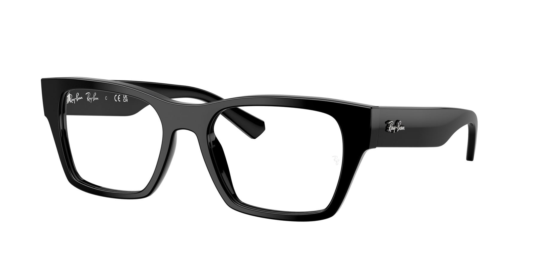 Eyeglasses Ray-Ban RX 5448 (2000) - RB 5448 2000 color nero shape irregular lenses trasparente