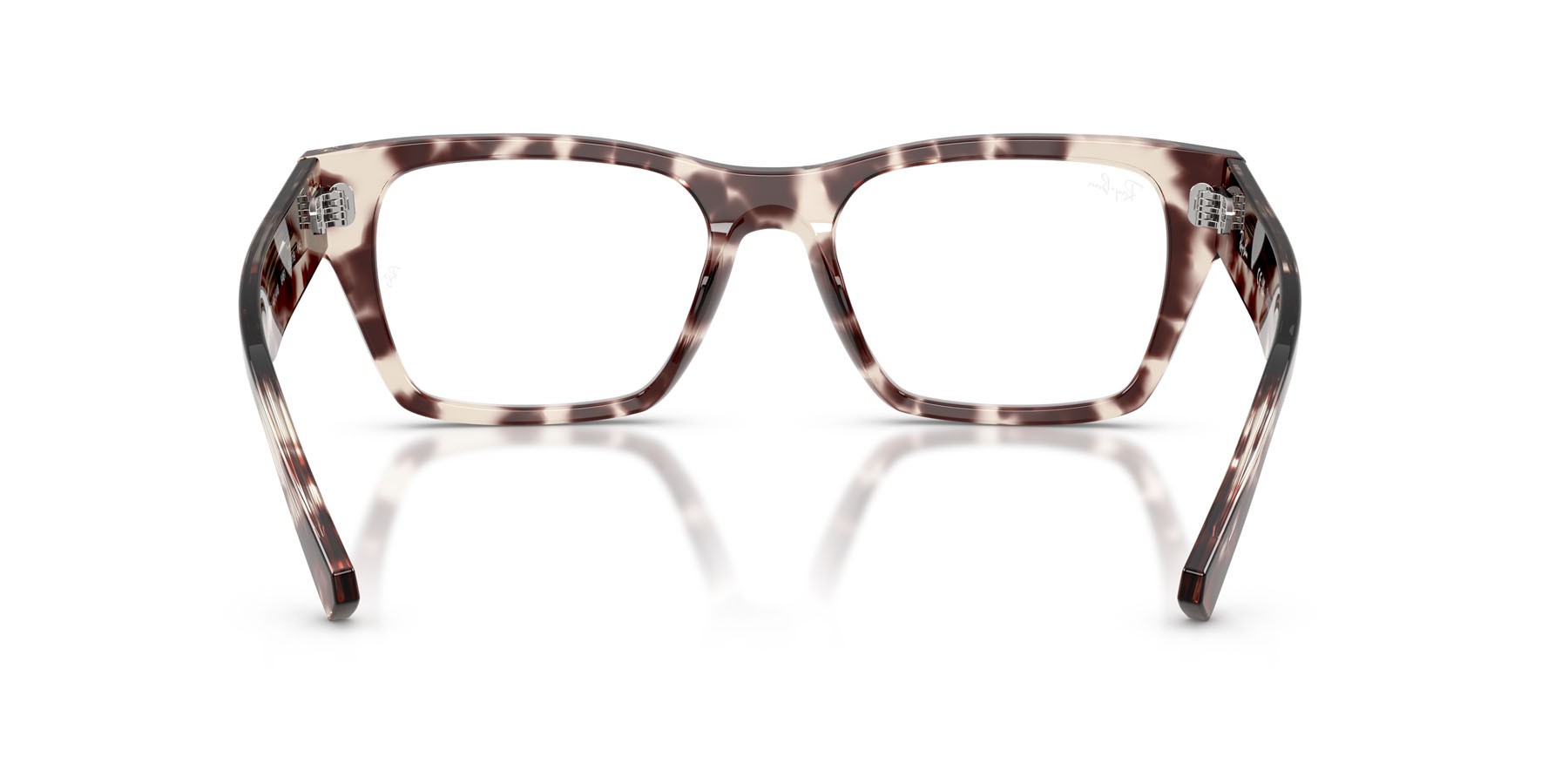 Eyeglasses Ray-Ban RX 5448 (8461) - RB 5448 8461 color havana grigio shape irregular lenses trasparente