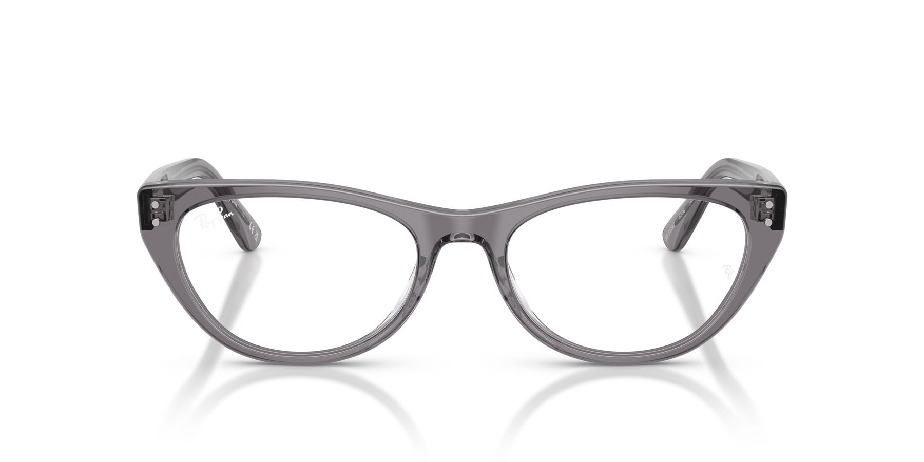 Occhiali da vista Ray-Ban RX 5449D (8268) - RB 5449D 8268 colore grigio trasparente forma quadrato lenti trasparente