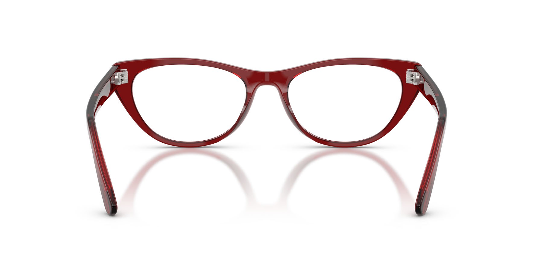 Eyeglasses Ray-Ban RX 5449D (8464) - RB 5449D 8464 color bordeaux trasparente shape square lenses trasparente