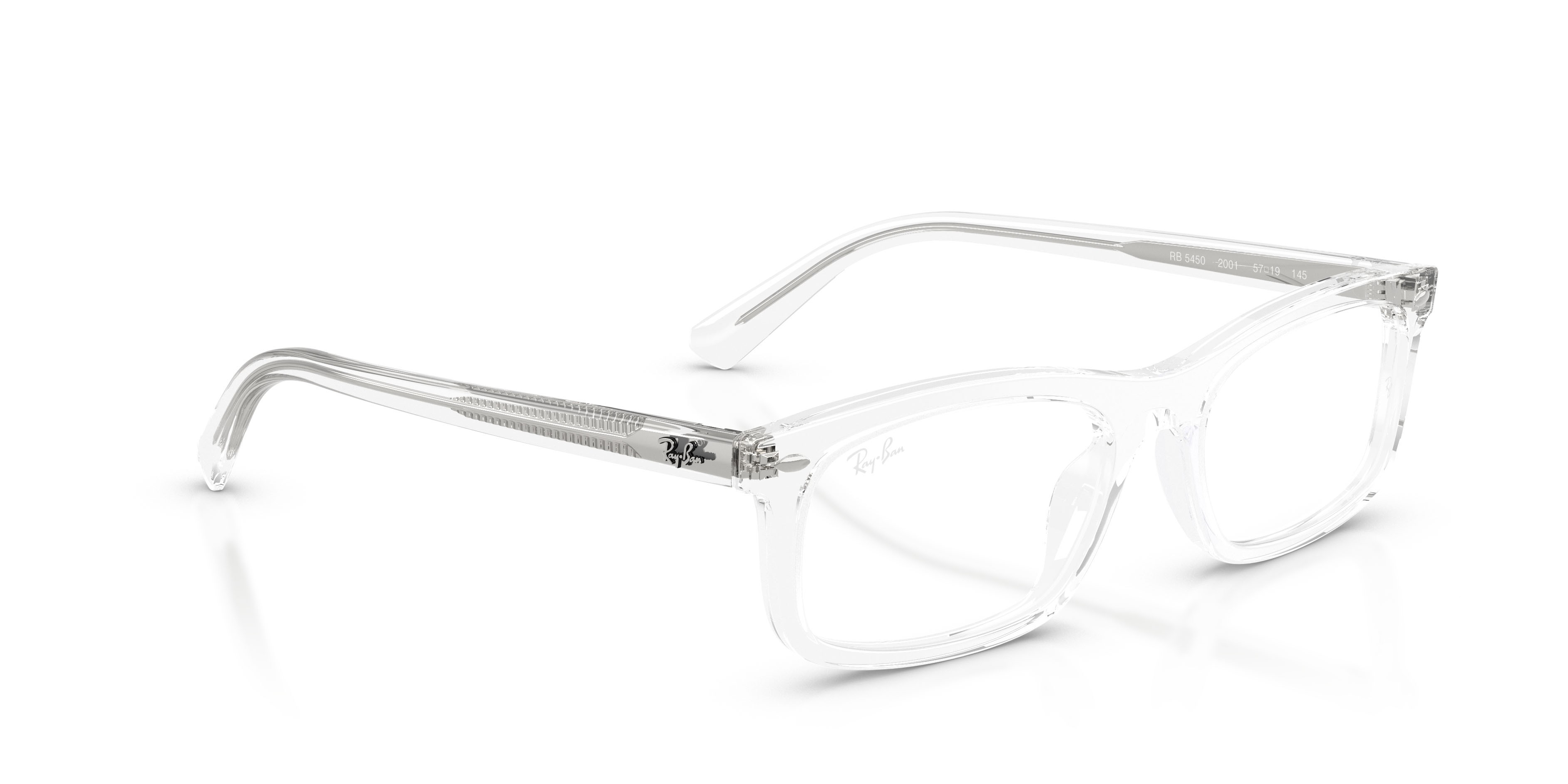 Eyeglasses Ray-Ban RX 5450 (2001) - RB 5450 2001 color trasparente shape rectangle lenses trasparente