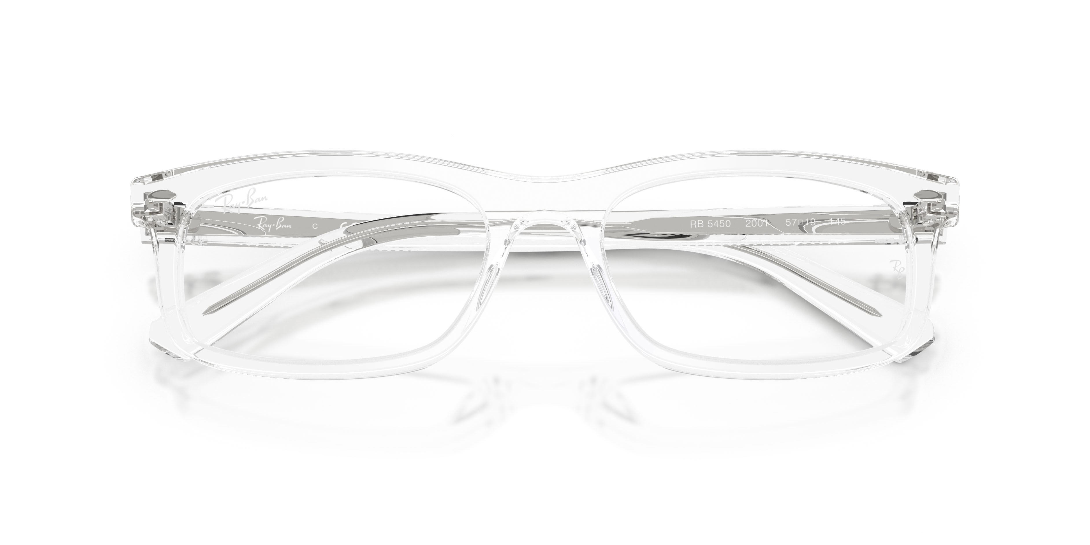 Eyeglasses Ray-Ban RX 5450 (2001) - RB 5450 2001 color trasparente shape rectangle lenses trasparente
