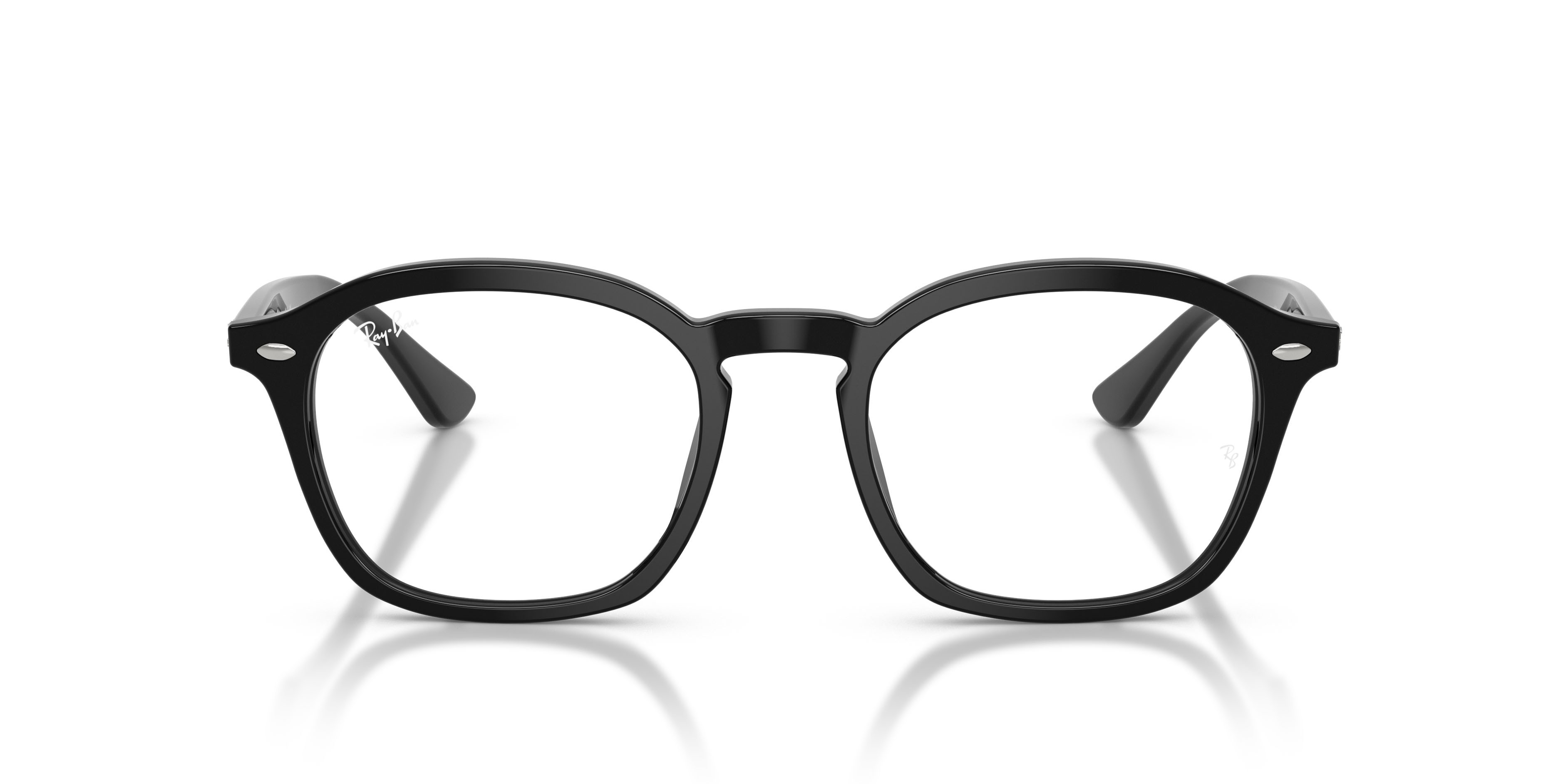 Eyeglasses Ray-Ban RX 5451 (2000) - RB 5451 2000 color nero shape square lenses trasparente