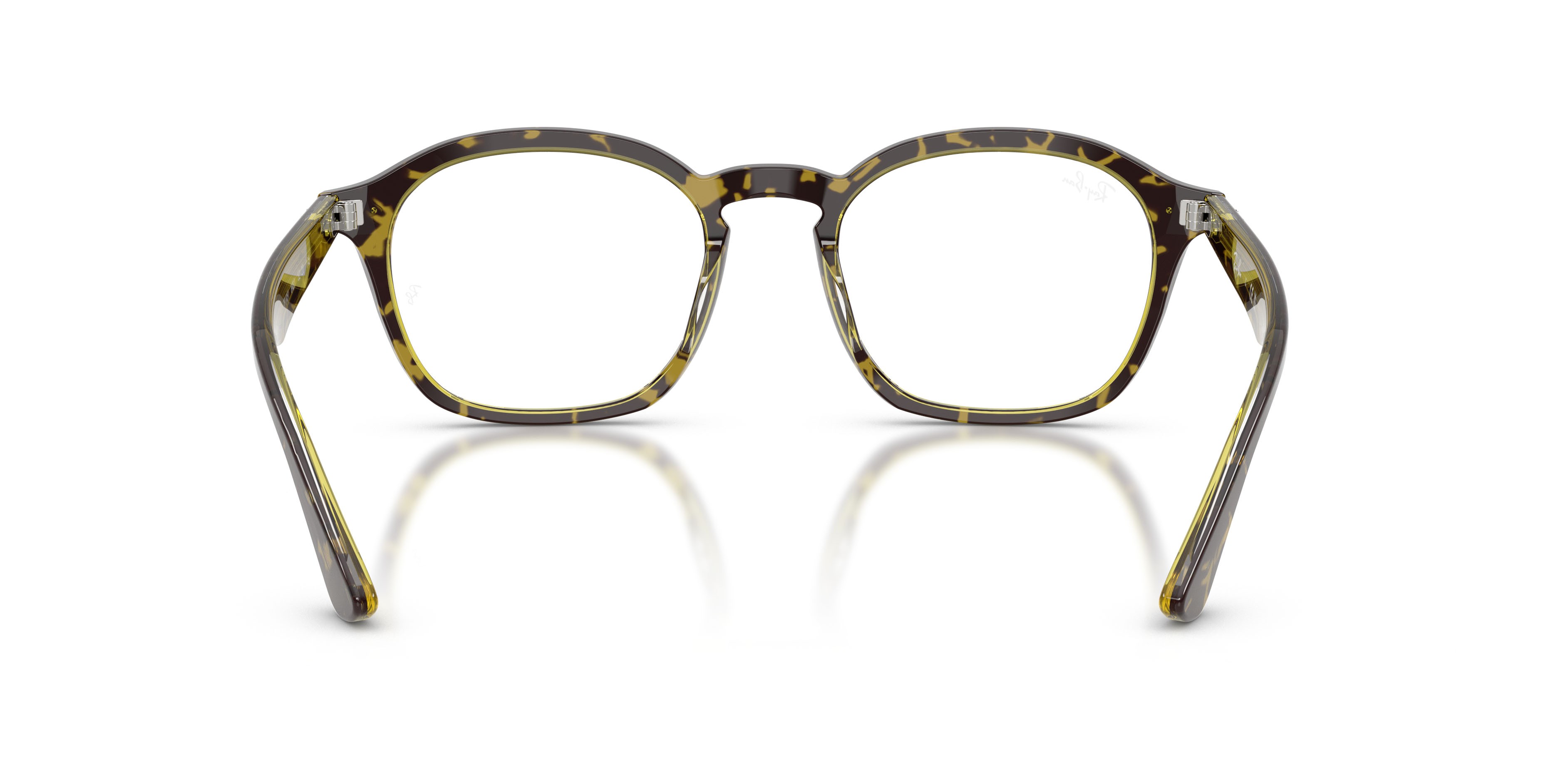 Occhiali da vista Ray-Ban RX 5451 (8487) - RB 5451 8487 colore havana & green forma quadrato lenti trasparente