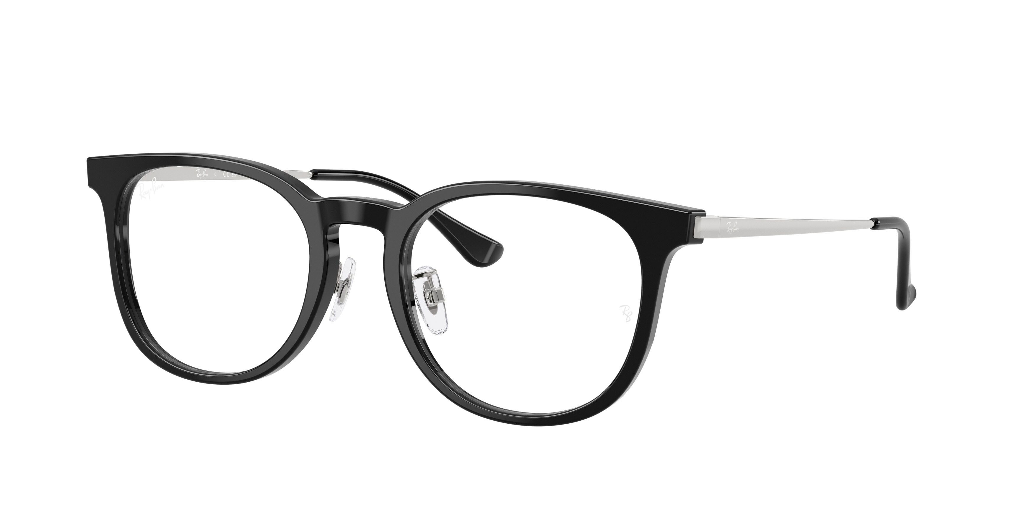Eyeglasses Ray-Ban RX 5453D (2000) - RB 5453D 2000 color nero shape square lenses trasparente