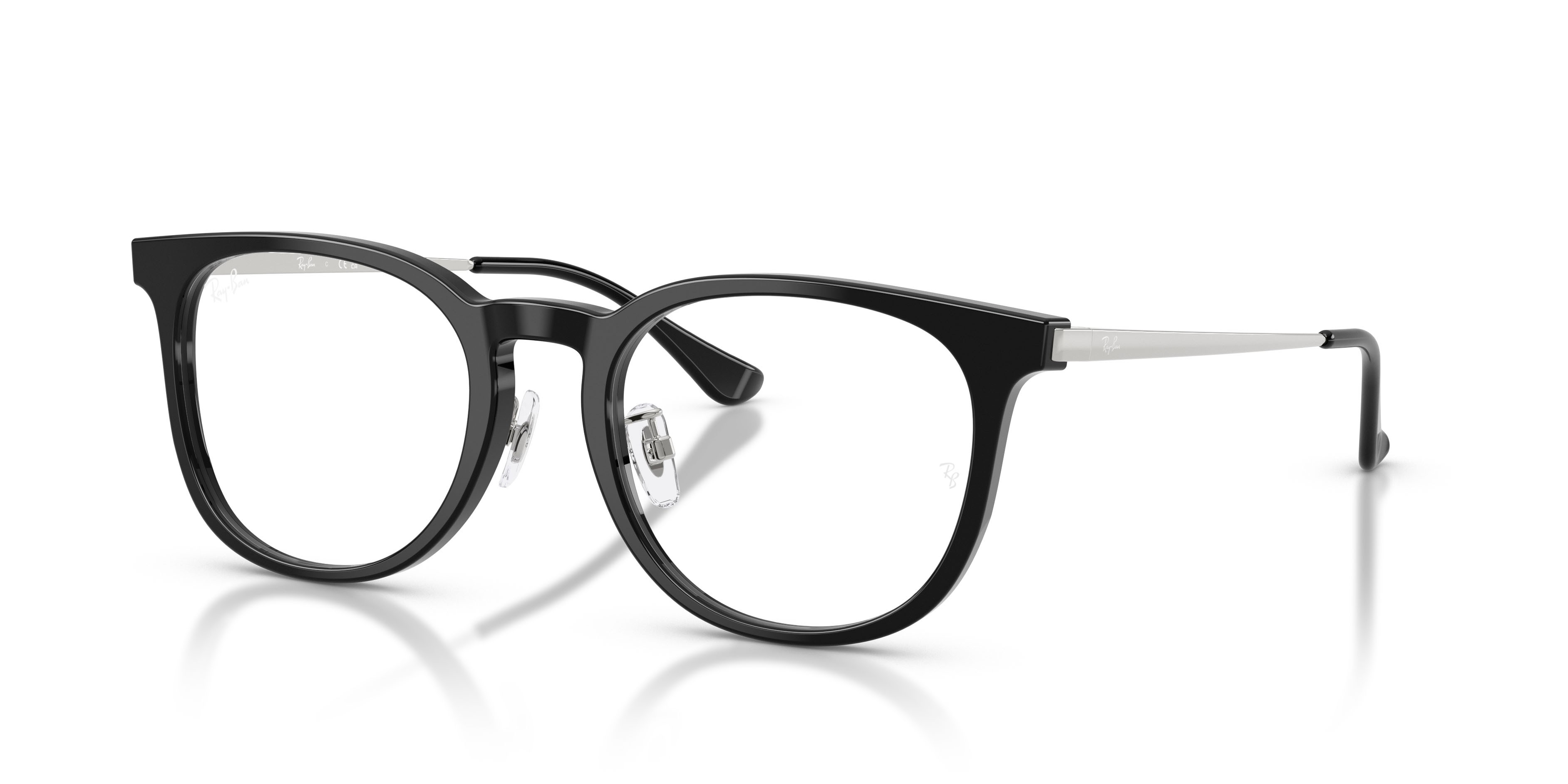 Eyeglasses Ray-Ban RX 5453D (2000) - RB 5453D 2000 color nero shape square lenses trasparente