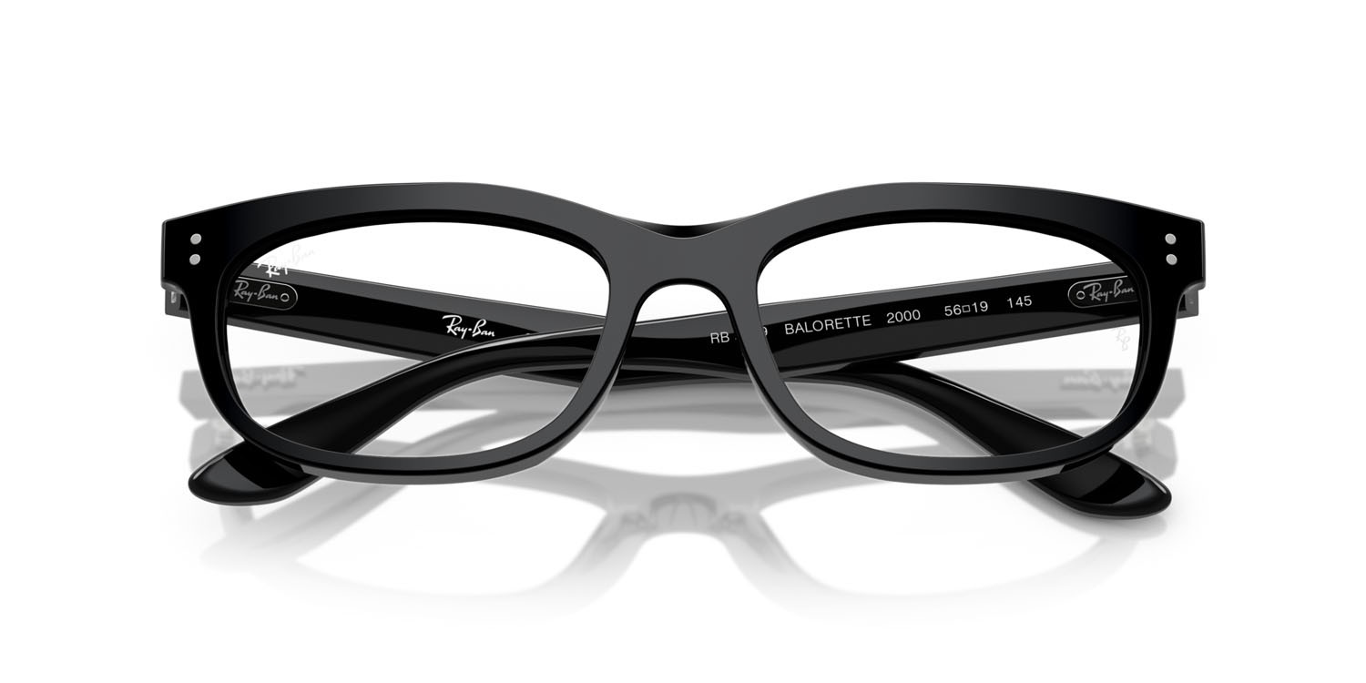 Occhiali da vista Ray-Ban Balorette RX 5489 (2000) - RB 5489 2000 colore nero forma quadrato lenti trasparente