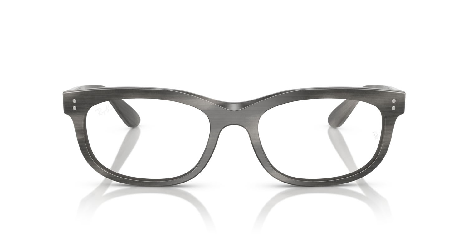 Occhiali da vista Ray-Ban Balorette RX 5489 (8400) - RB 5489 8400 colore striato grigio forma quadrato lenti trasparente