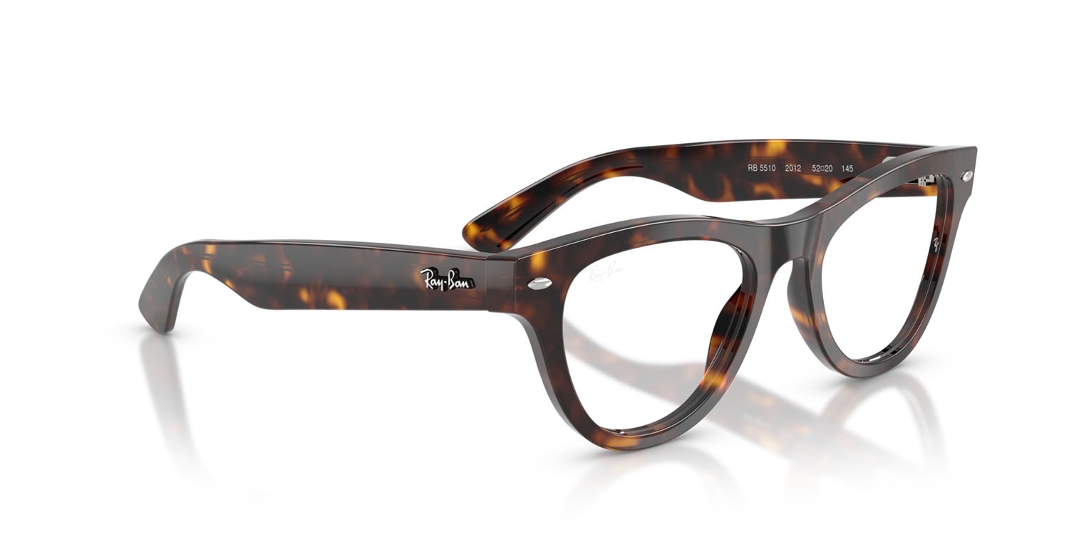Eyeglasses Ray-Ban RX 5510 (2012) - RB 5510 2012 color havana shape cat eye lenses trasparente