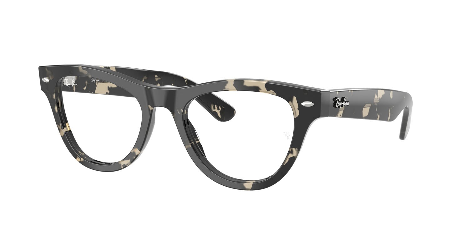 Occhiali da vista Ray-Ban RX 5510 (8117) - RB 5510 8117 colore grigio tartarugato forma cat eye lenti trasparente