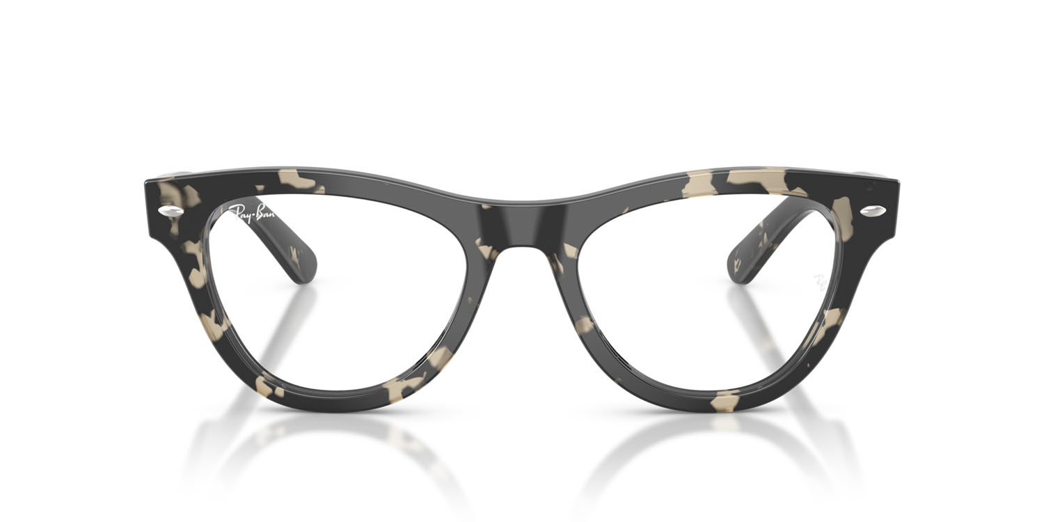 Occhiali da vista Ray-Ban RX 5510 (8117) - RB 5510 8117 colore grigio tartarugato forma cat eye lenti trasparente