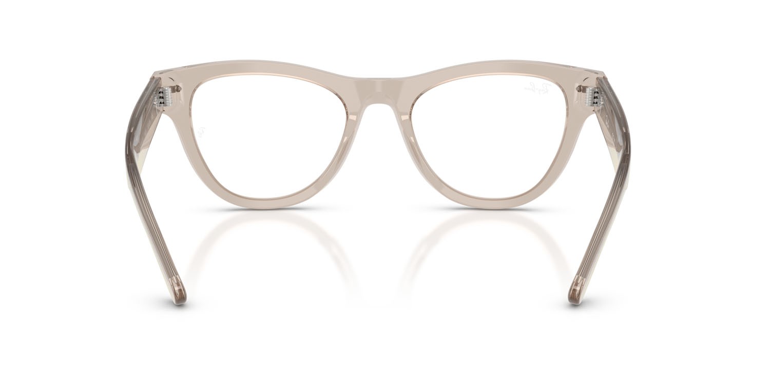 Occhiali da vista Ray-Ban RX 5510 (8449) - RB 5510 8449 colore marrone chiaro trasparente forma cat eye lenti trasparente