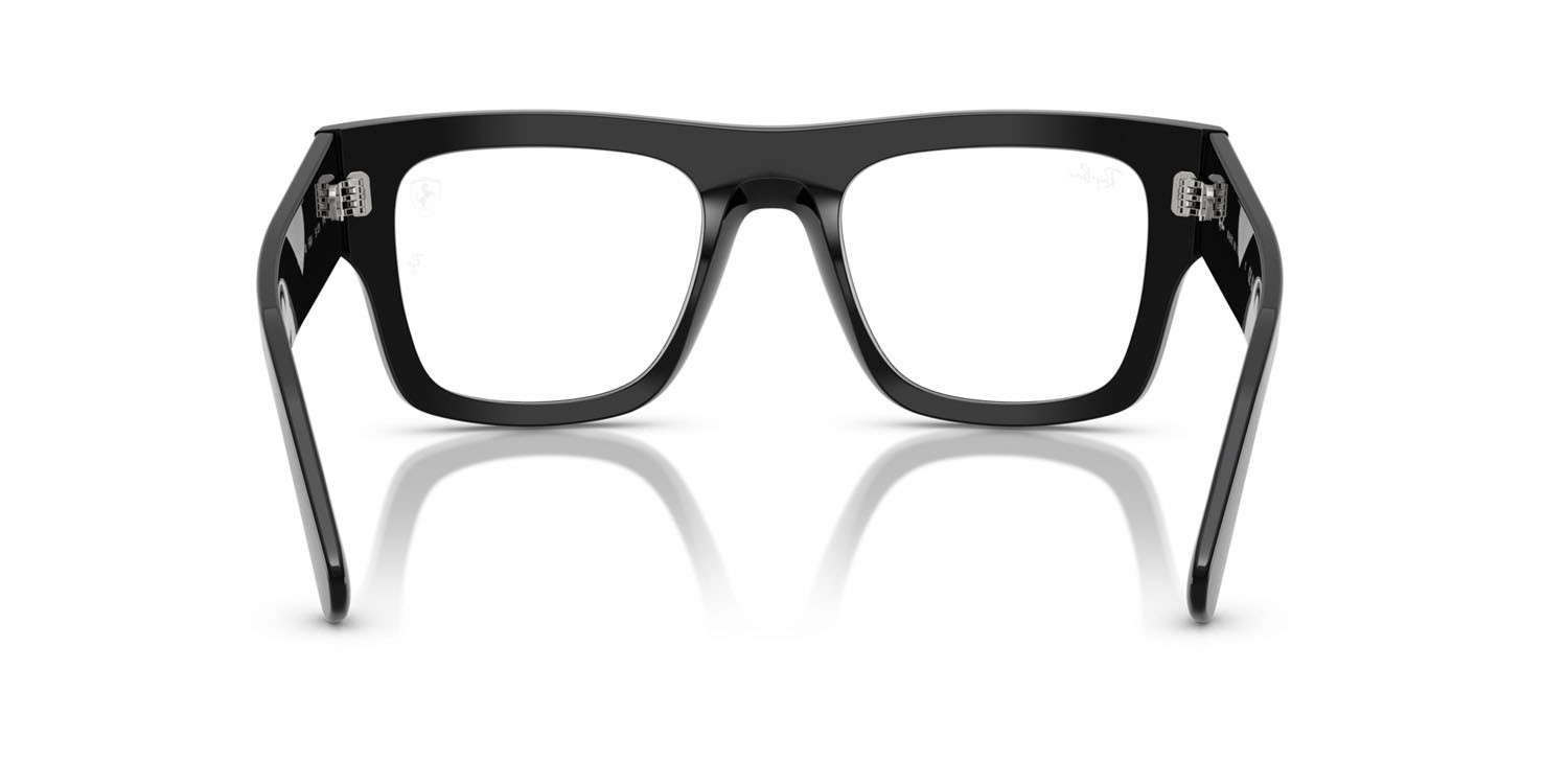 Occhiali da vista Ray-Ban Scuderia Ferrari RX 5517M (F601) - RB 5517M F601 colore nero forma quadrato lenti trasparente
