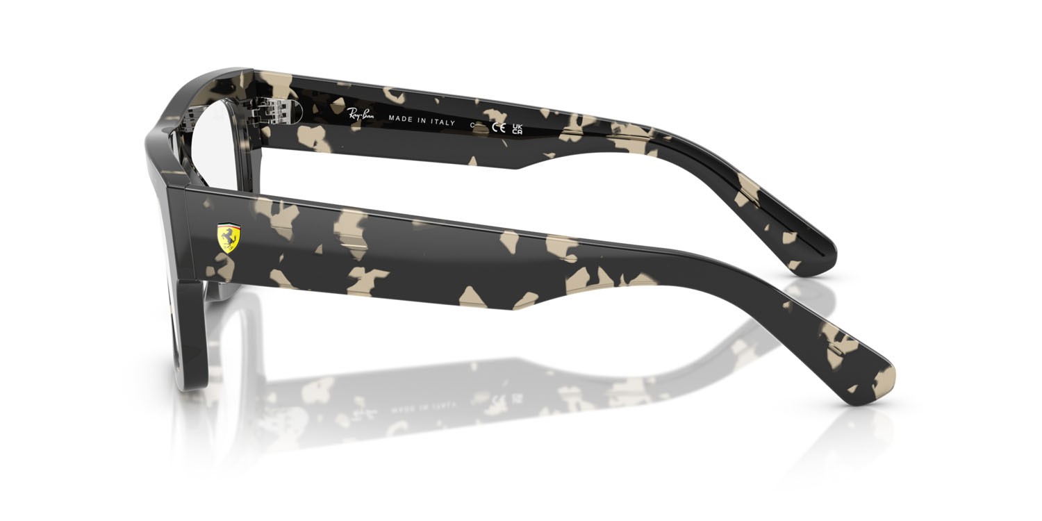 Occhiali da vista Ray-Ban Scuderia Ferrari RX 5517M (F703) - RB 5517M F703 colore havana grigio forma quadrato lenti trasparente