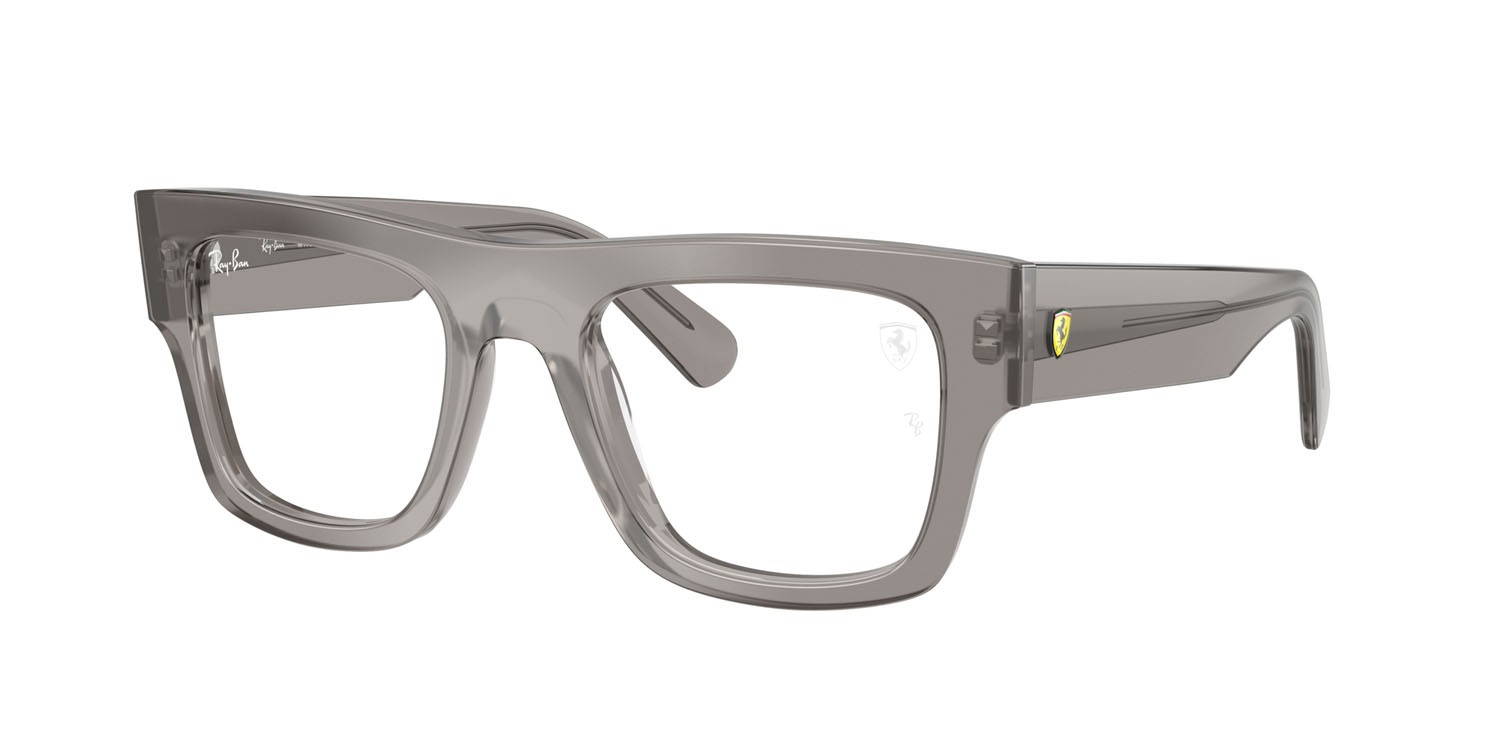 Eyeglasses Ray-Ban Scuderia Ferrari RX 5517M (F704) - RB 5517M F704 color grigio opale shape square lenses trasparente