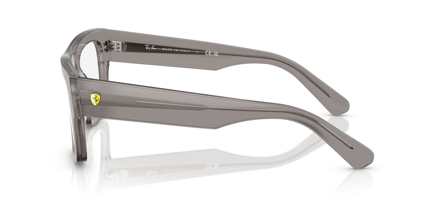 Eyeglasses Ray-Ban Scuderia Ferrari RX 5517M (F704) - RB 5517M F704 color grigio opale shape square lenses trasparente