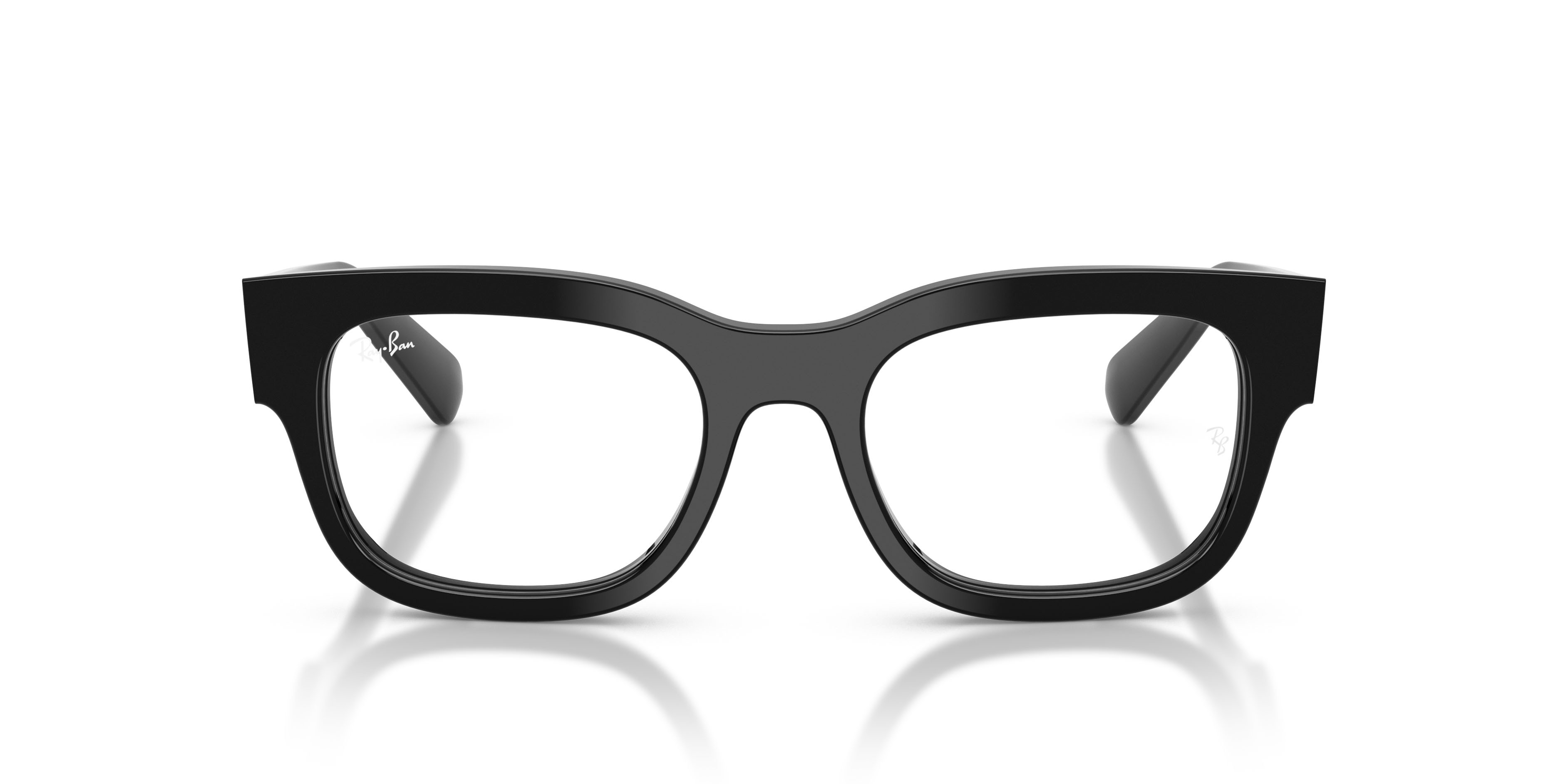 Occhiali da vista Ray-Ban Scuderia Ferrari RX 5528M (F601) - RB 5528M F601 colore nero forma quadrato lenti lente demo